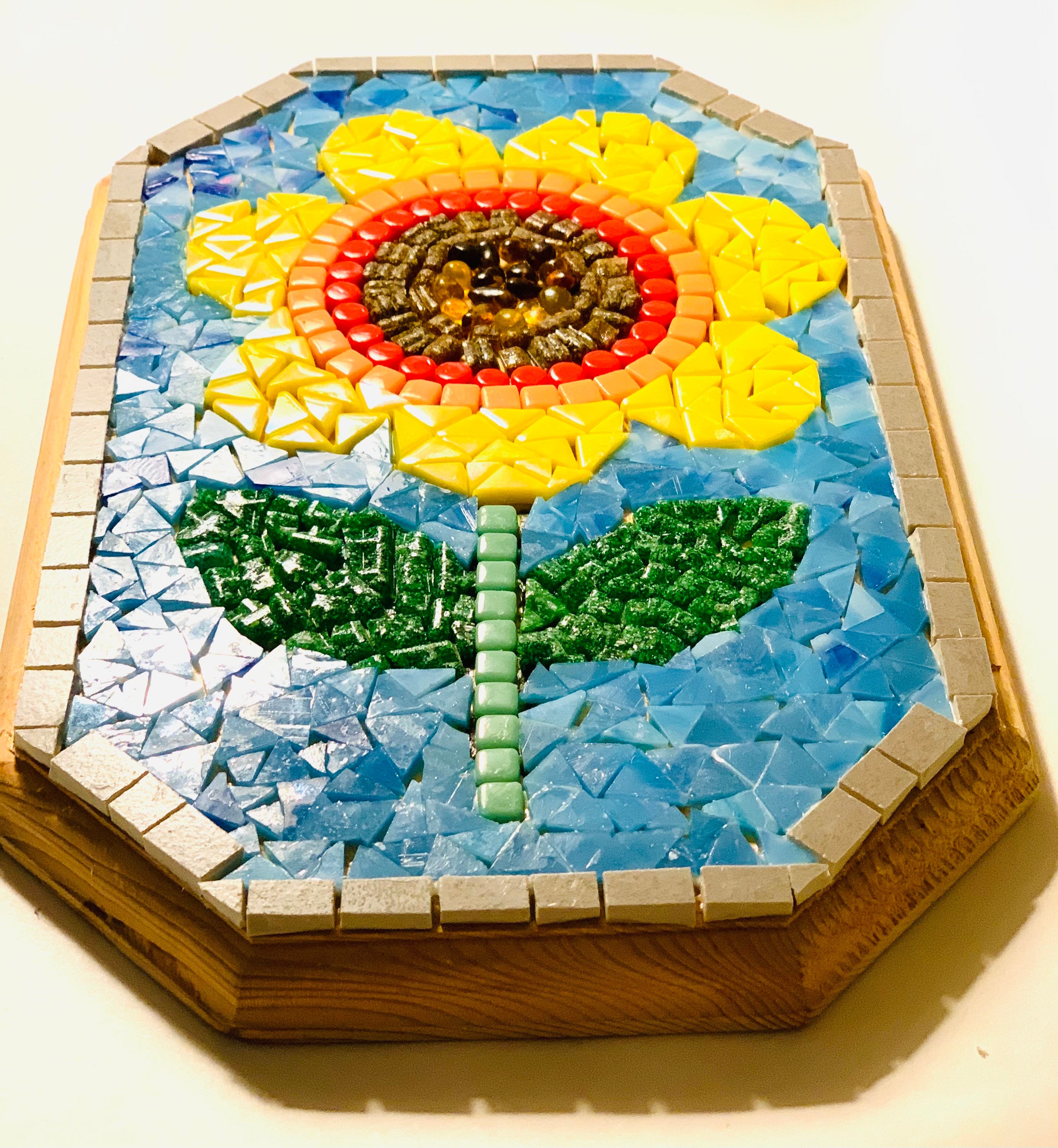 DIY Sunflower Mosaics Kit Etsy