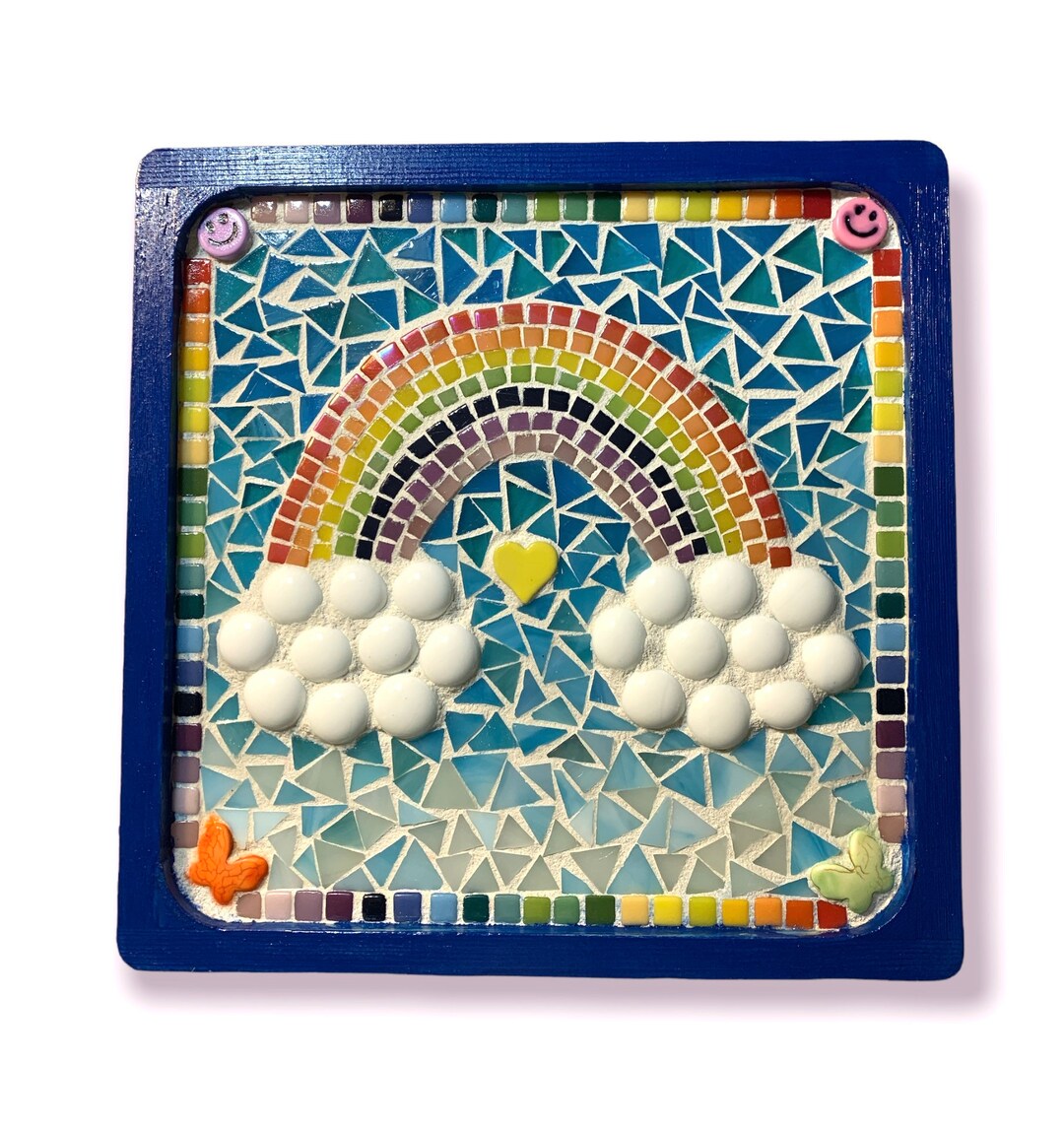 RAINBOW DIY Mosaic Kit Etsy