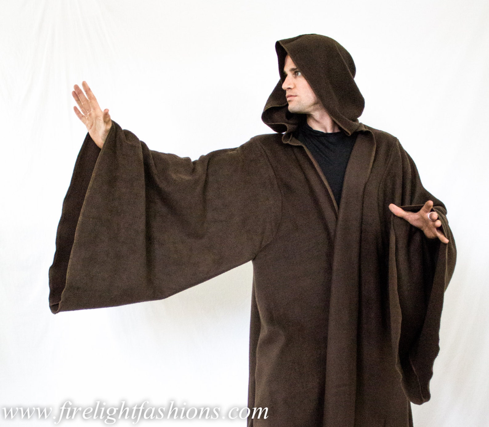 Fleece Jedi Knight Cloak Star Wars Sith Lord Cosplay Costume