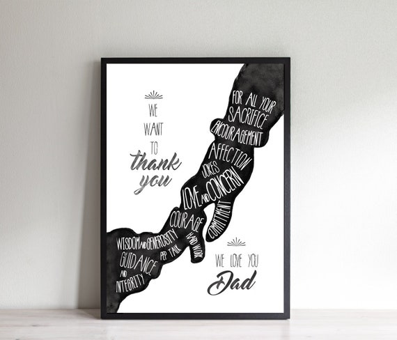 father's day wall art