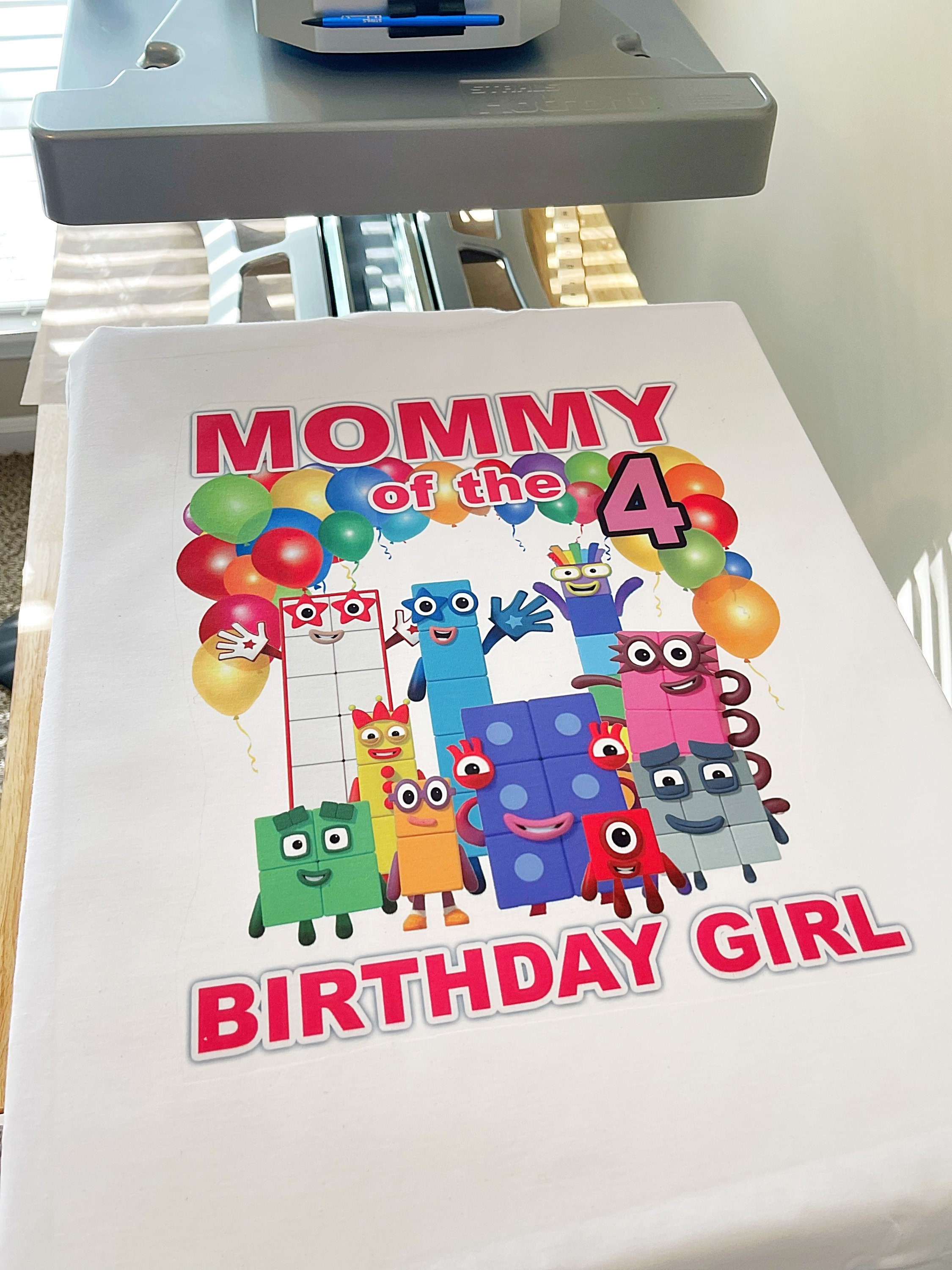 Happy Number Block Numberblocks Birthday PNG, Numberblocks Digital Design for Shirts ...