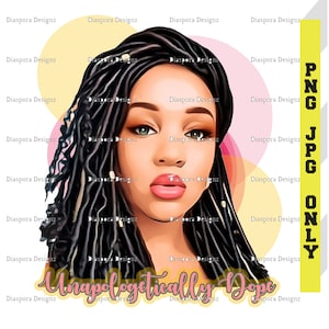 Assumidamente Dope PNG, Dope Black Queen PNG, Orgulho das Mulheres Negras Africanas, arquivo de download digital instantâneo, sublimação Black Girl Magic png