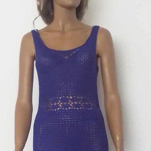 Women&#39;s Crochet Maxi Dress , Crochet Maxi Beach Dress , Crochet Wedding Maxi Dress / Custom Made