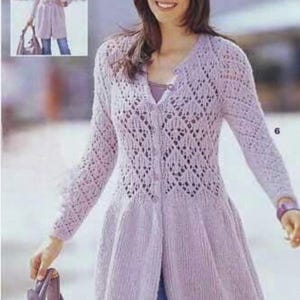 Women knitted  cardigan  handmade ,  Purple knitted cardigan, Knitted cardigan with mohair / custom