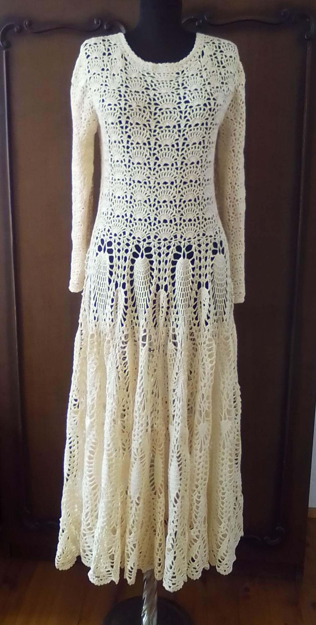 mohair crochet dress hand crocheted wool and mohair dress