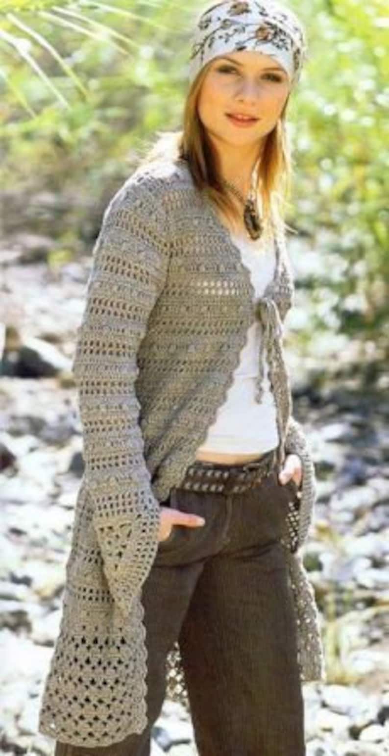 Ladies Gray Cardigans Summer Cardigans cardigans Crochet / Etsy
