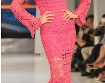 Crochet Maxi Dress, Crochet Dress, Knitted Dress, Bohemian Dress, Hippie Dress,Crochet Clothing,Lace Crochet,Knit Dress