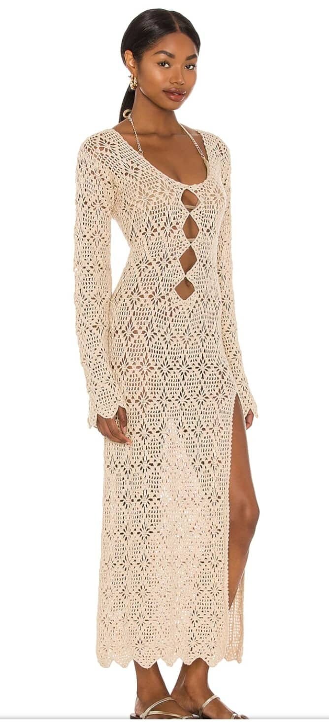 Long White Crochet Dress,Long White Beach Dress,Wedding Dress Crochet / Custom