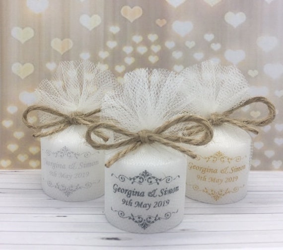 Candle favours discount