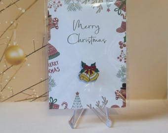 Christmas bells Enamel Pin Gift