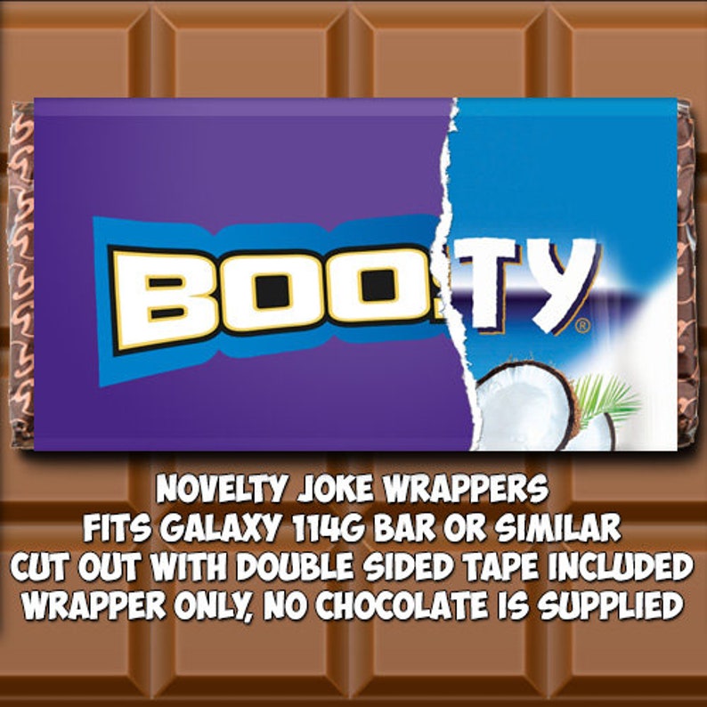 Milkynickers Chocolate Bar Wrapper Novelty Joke Funny Rude Etsy