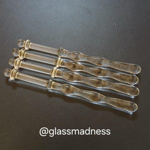 Glasspetsspolar - ett par handgjorda spetsspolar