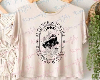 Badger House Traits Crop Top, Wizard House Crop Top, Magic School Crop Top E7220