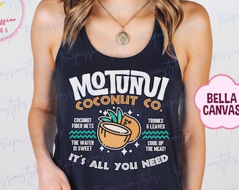 Débardeur Motunui Coconut Co, Débardeur Moana Princess pour femme, Débardeur Maui Magic Kingdom pour femme E2453