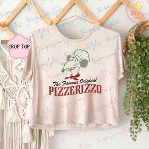 Crop top pizzerizz, crop top Rizzo The Rat, crop top Muppets, crop top The Famous Original Pizzerizz E7151