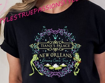 Tiana Shirt, Long Sleeve, Sweatshirt, Hoodie - Tiana's Palace Tee, Princess Tiana, Princess and the Frog, Magic Kingdom Unisex T-shirt E2667
