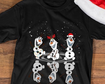 Olaf Dancing Christmas T-shirt, Sweater, Hoodie - Christmas With Olaf Holiday Party Tee Shirt, Frozen 1 & 2 Winter Trip Vacation Gift