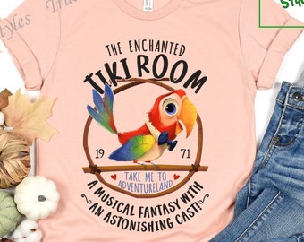 Enchanted Tiki Room Shirt, Tiki Gods, Adventureland Polynesian, Disneyland Park Adventureland Magic Kingdom, Family Vacation Trip E2085