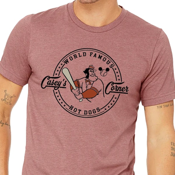 Casey's Corner Shirt, Long Sleeve, Sweatshirt, Hoodie - Main Street USA Tee, Casey's Corner Baseball, Family Matching Shirt E2622