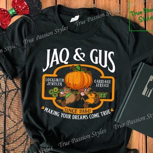 Cinderella Shirt, Jaq & Gus Locksmith Jeweler Carriage Service T-shirt E2282