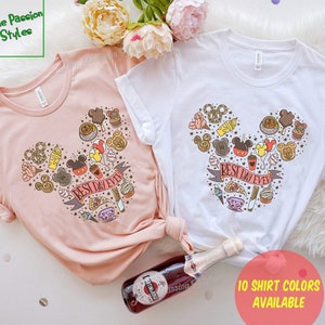 Best Day Ever Shirt, Disney Trip Shirts, Cute Disney For The Snacks Shirt With Fun Icons, Family and Friends Matching Disney Tees- E2023