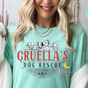 Camiseta, moletom, moletom, moletom, camisa infantil E2794 da Cruella's Dog Rescue