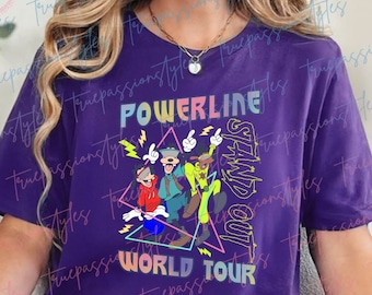 Powerline Stand Out World Tour Shirt, Powerline Shirt, Long Sleeve, Sweatshirt, Hoodie E2395