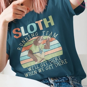 Sloth Running Team T-shirt, Flash Slothmore Long Sleeve Tee Shirt, Sweatshirt, Hoodie E2839