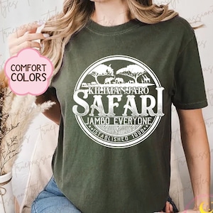 Comfort Colors Kilimanjaro Safari Shirt, Safari Mode Animal Kingdom T-shirt, Safari Ride Tee E2238