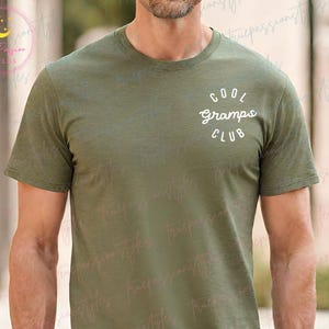 Cool Gramps Club Shirt, Gramps Shirt For Men, New Grandpa Sweater, Fathers Day Gift, Baby Shower Gift For Gramps, Grandfather S02733