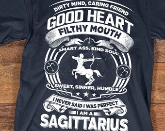 Sagittarius T-shirt | Sagittarius Shirt | Zodiac Astrology Shirt | Birthday Gift | Sagittarius Zodiac Sign | Sagittarius Horoscope Girl