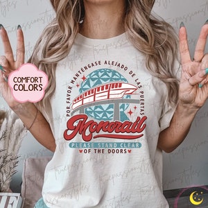 Comfort Colors Monorail Shirt, Monorail Ride Shirt, Theme Parks Shirt E7072