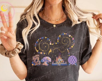 Four Parks Shirt, Magic Kingdom Shirt, Animal Kingdom Theme Park Shirt, Epcot Shirt, 4 Parks Shirt, Sweatshirt, Hoodie E7048