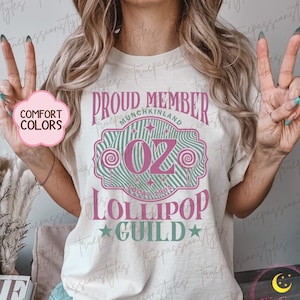 Comfort Colors Lollipop Guild Shirt, Munchkinland Shirt E7116