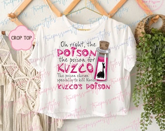 Emperor's New Groove Crop Top, Kuzco's Poison Crop Top, Llama Poison Crop Top E2092