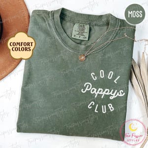 Comfort Colors® Pappy Shirt, Cool Pappys Club, Fathers Day Gift For Pappy, New Pappy Shirt, Pappy To Be, Birthday Gift For Pappy S03179