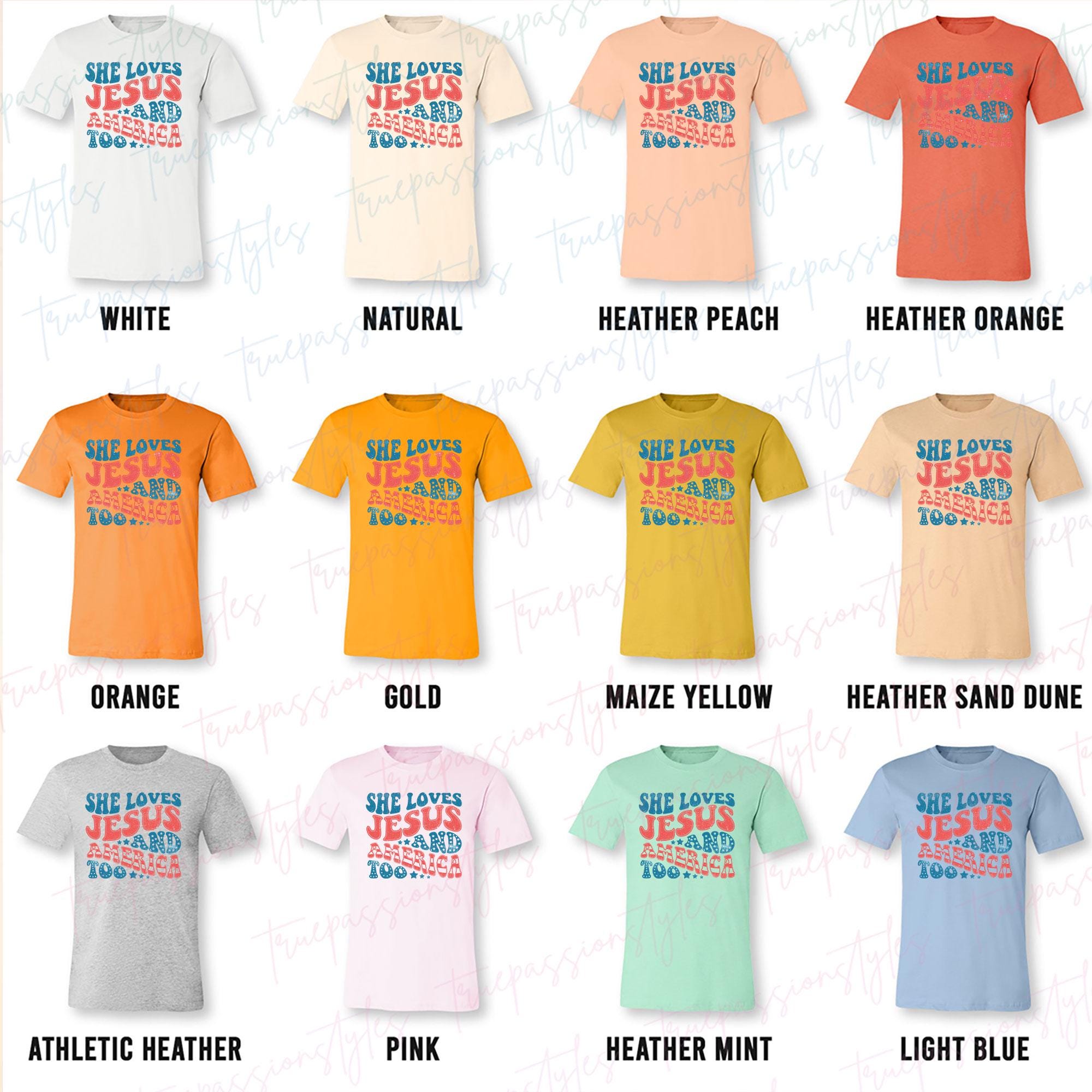 Retro USA Shirt, Patriotic Christian TShirt, Independence Day Shirt, She Loves Jesus And America Too Shirt, 4th of July Shirt S00623