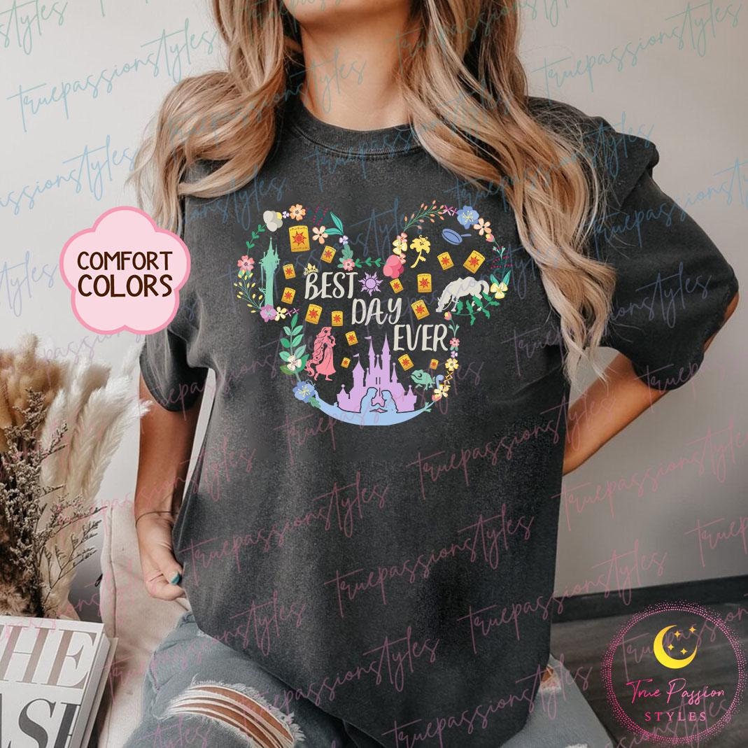 Comfort Colors® Tangled Shirt, Rapunzel Shirt, Lost Princess Shirt, Best Day Ever Shirt E2733