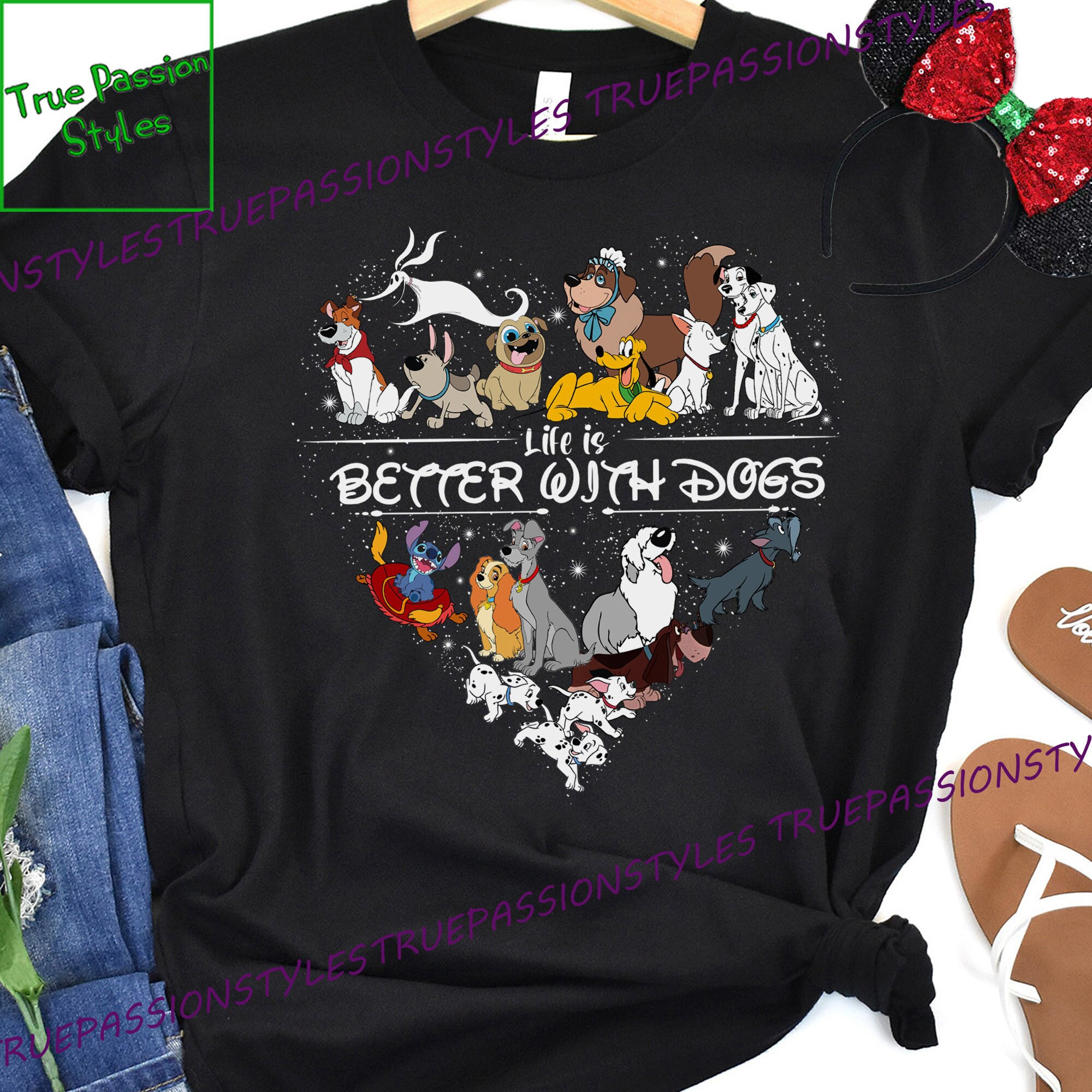 Life is Better With Dogs Disney Shirt, Disney Dogs Shirt, Disney Dog Mom & Lovers