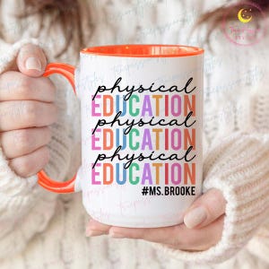 Pe Teacher Mug, Physical Education Mug, Physical Education Teacher Gift, Coach Mug T0820