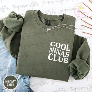 Cool Ninas Club Sweatshirt, Nina Sweatshirt, Mothers Day Gift For Nina, Nina To Be, Nina Birthday Gifts, Nina Sweater S03154