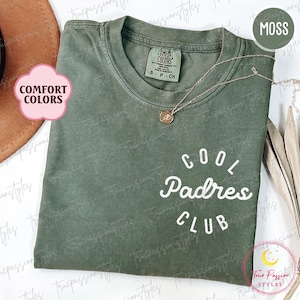 Comfort Colors® Padre Shirt, Cool Padres Club, Fathers Day Gift For Padre, Baby Shower Gift, New Dad Shirt, Padre To Be Gift S02729