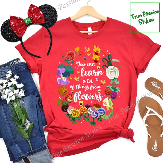 Alice in Wonderland Floral Wildflowers Shirt, You Can Learn A Lot