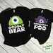Googly Bear and Schmoopsie Poo Couple Shirts - Monsters Inc Inspired Matching T-shirts - Disney Anniversary Shirt 