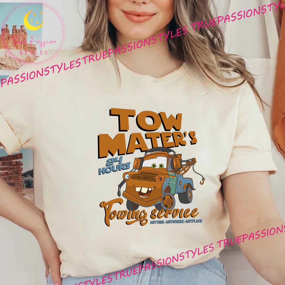 Funny Tow Mater Towing Service Shirt, Long Sleeve, Sweatshirt