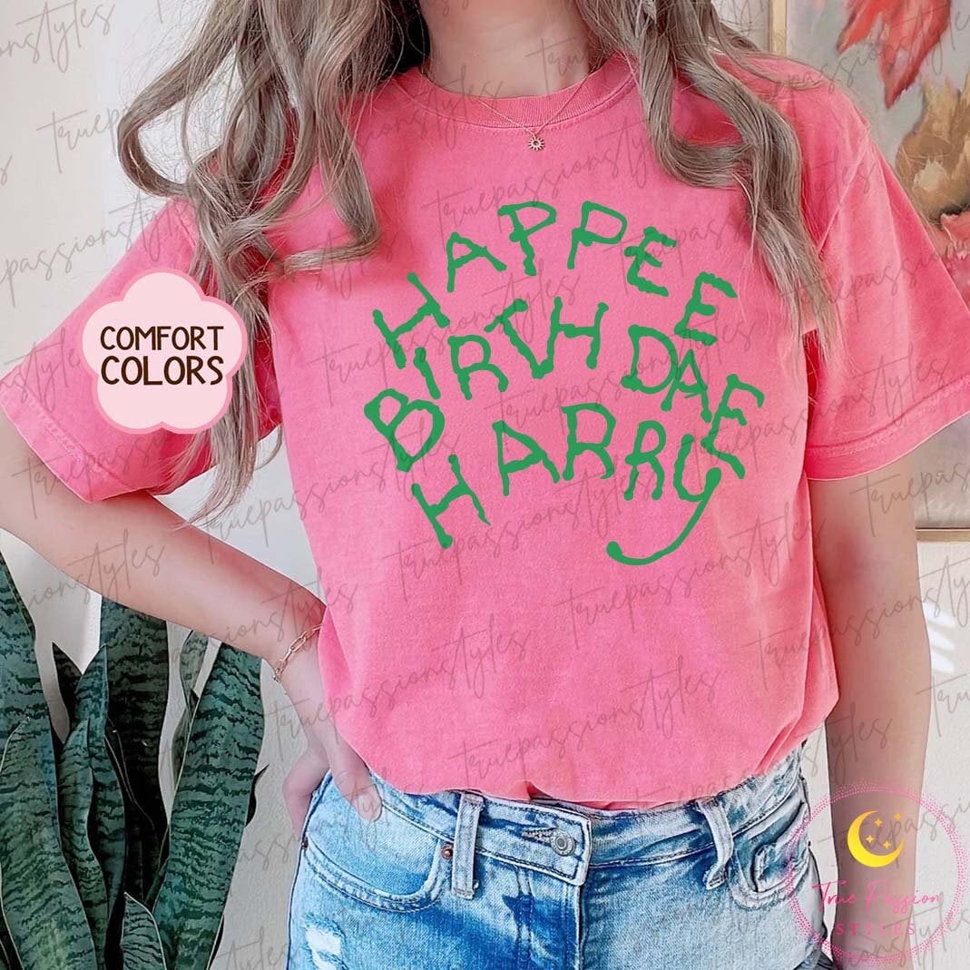 Comfort Colors Happee Birthdae Harry Shirt, Magic Birthday Shirt, Wizard School Shirt, Wizardry Shirt E7124