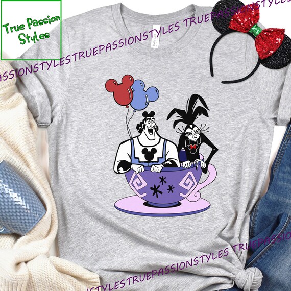 Kronk and Yzma Tea Cup Shirt, Long Sleeve, Sweatshirt, Hoodie