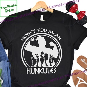 HUNKULES Disney T Shirt, Hercules and Muses Shirt, Honey You Mean Hunkules, Disney Trip Tee, Disneyland Vacation Gift E2315