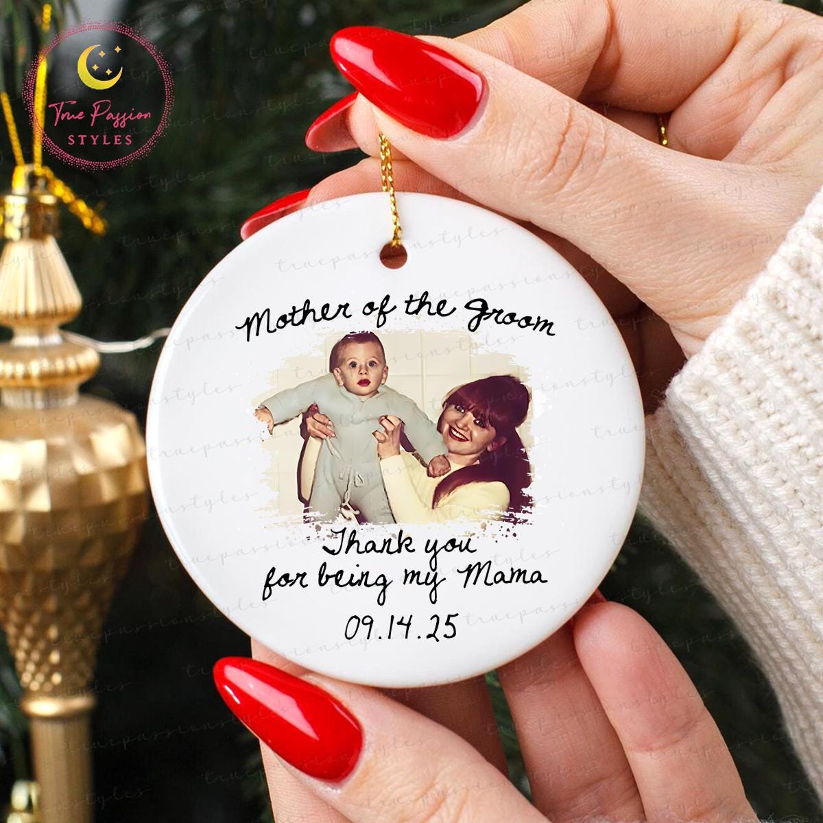 Ceramic Mother Of The Groom Ornament