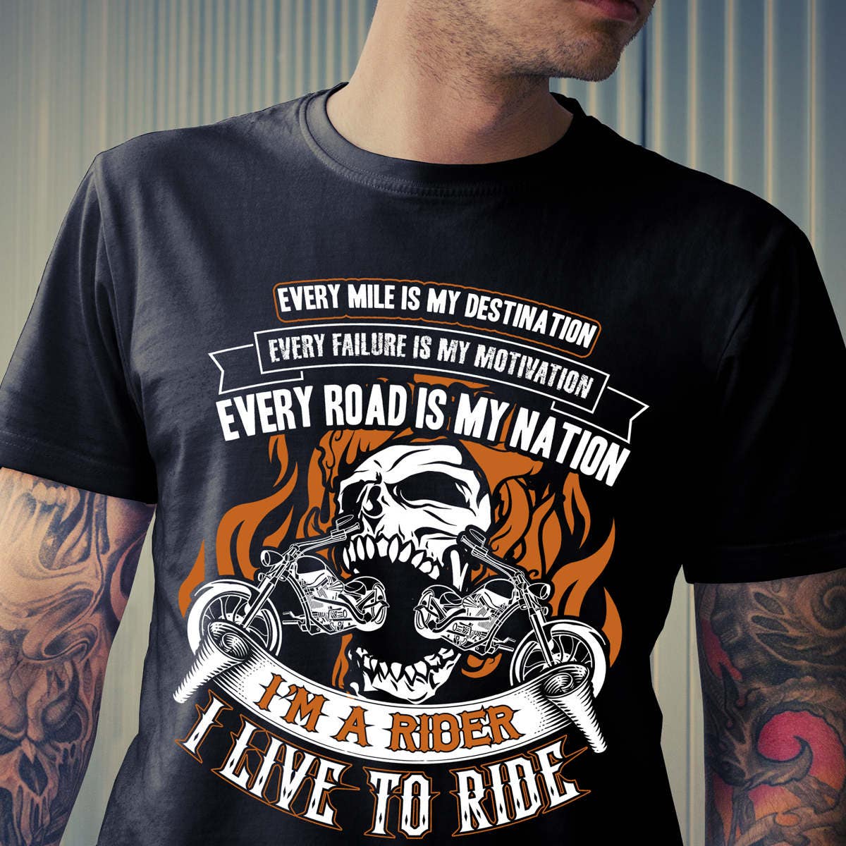 Daggry tabe Vi ses Biker T-shirt I'm A Rider I Live to Ride T-shirt Gift - Etsy